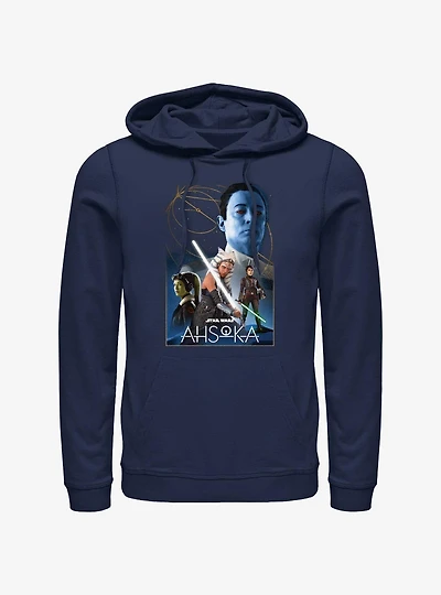 Star Wars Ahsoka Poster Hoodie