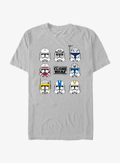 Star Wars: The Clone Wars Clone Heads T-Shirt