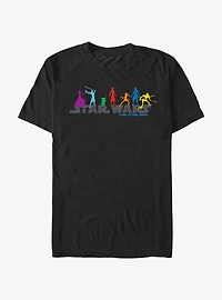 Star Wars: The Clone Wars Colorful Jedi Logo T-Shirt