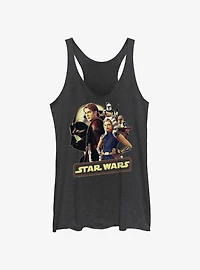 Star Wars Rebel Alliance Group Girls Tank