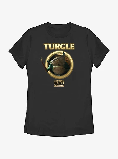 Star Wars Jedi: Survivor Turgle Lockup Womens T-Shirt
