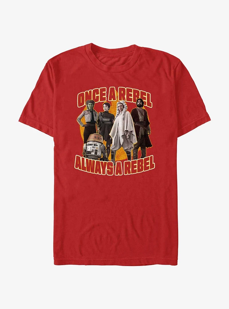 Star Wars Always A Rebel Group T-Shirt