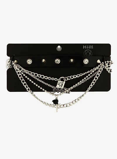 HIM Locket Rose Necklace Set