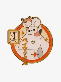Loungefly Disney Big Hero 6 Baymax & Mochi Enamel Pin - BoxLunch Exclusive