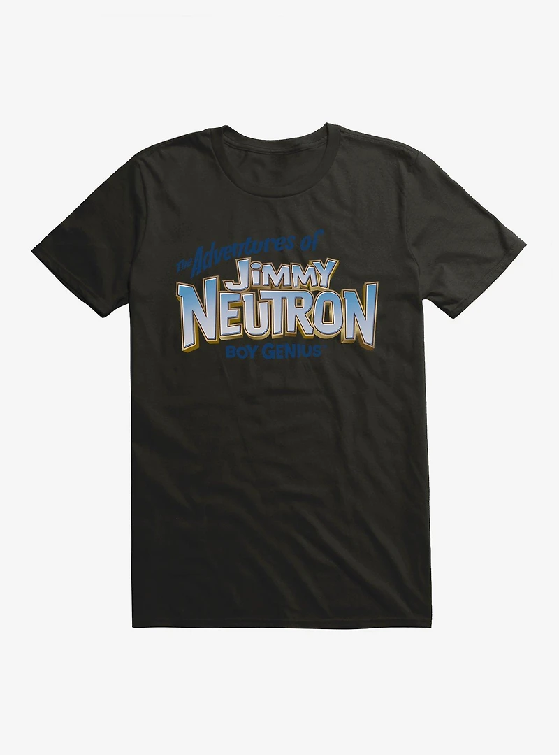 The Adventures Of Jimmy Neutron Boy Genius Title Logo T-Shirt