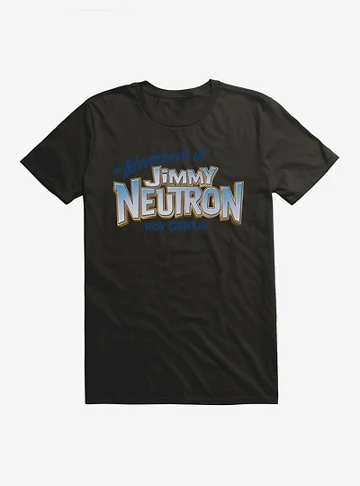 The Adventures Of Jimmy Neutron Boy Genius Title Logo T-Shirt