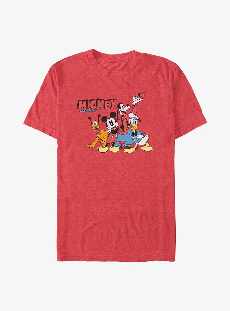 Disney Mickey Mouse Mickey And Friends Group T-Shirt