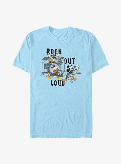 Disney Mickey Mouse, Goofy & Donald Rock Out Loud T-Shirt
