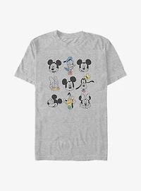 Disney Mickey Mouse & Friends Faces T-Shirt