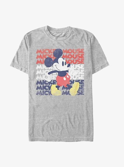 Disney Mickey Mouse Red White & Blue Mouse T-Shirt