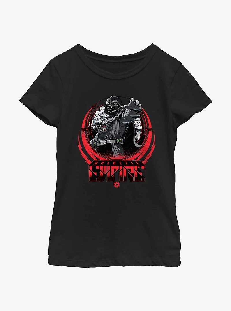 Star Wars Galactic Empire Icon Youth Girls T-Shirt
