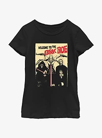 Star Wars Welcome To The Dark Side Retro Poster Youth Girls T-Shirt