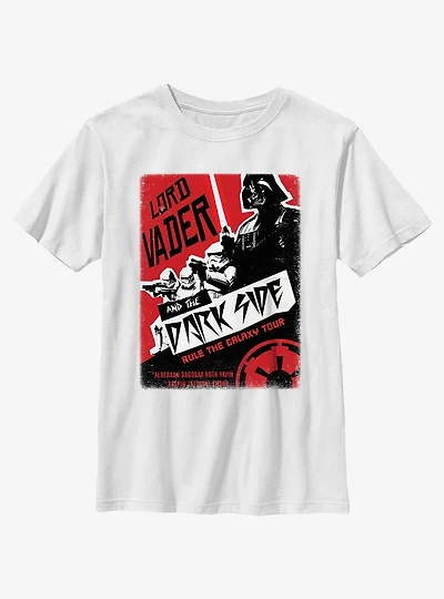 Star Wars Lord Vader And The Dark Side Tour Youth T-Shirt