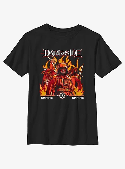Star Wars Dark Side Empire Group Youth T-Shirt