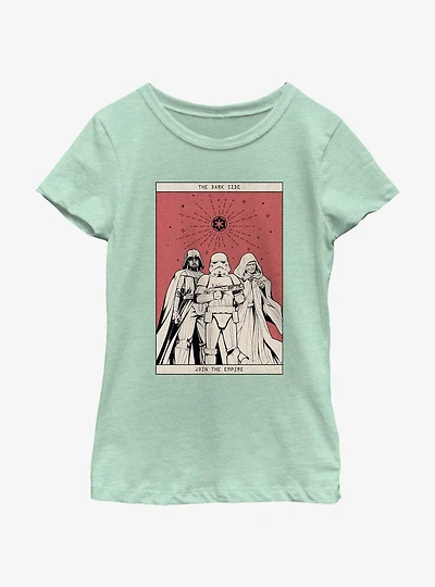 Star Wars The Dark Side Tarot Youth Girls T-Shirt