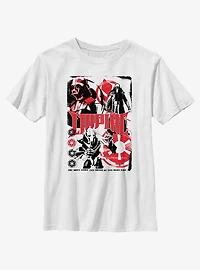 Star Wars The Dark Side Empire Collage Poster Youth T-Shirt