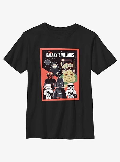 Star Wars The Galaxy's Villains Youth T-Shirt