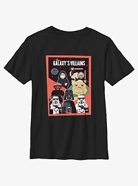 Star Wars The Galaxy's Villains Youth T-Shirt