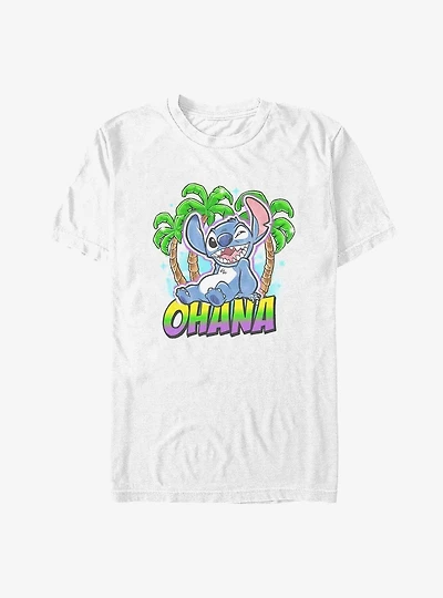 Disney Lilo & Stitch Stitch Ohana Airbrush T-Shirt