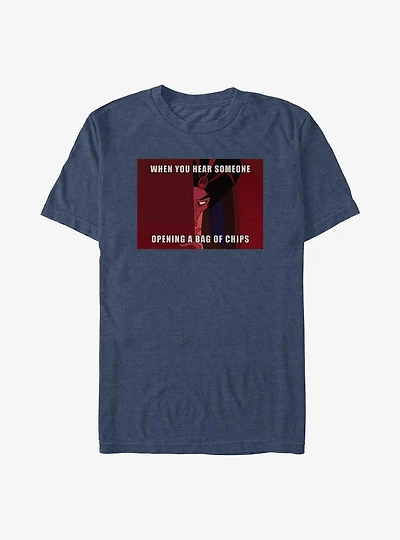 Disney Aladdin Jafar Bag of Chips Meme T-Shirt