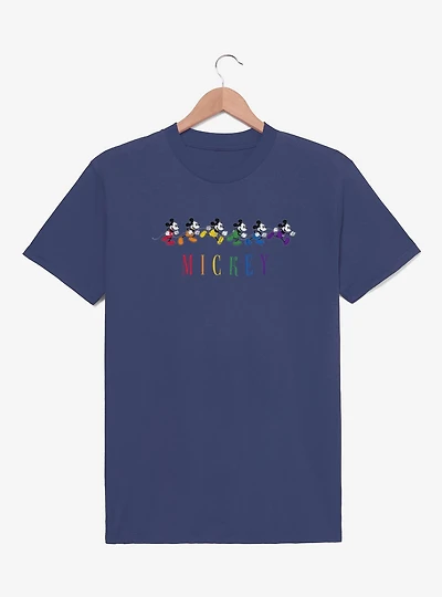 Disney Mickey Mouse Rainbow Steps T-Shirt