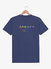 Disney Mickey Mouse Rainbow Steps T-Shirt