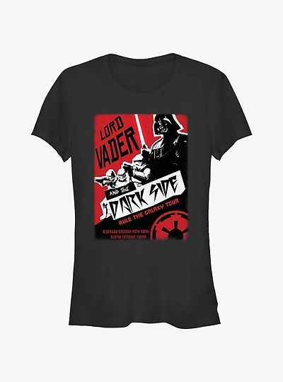 Star Wars Year of the Dark Side Darth Vader Dark Side Tour Girls T-Shirt