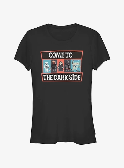 Star Wars Year of the Dark Side Come To Dark Side Girls T-Shirt