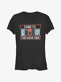 Star Wars Year of the Dark Side Come To Dark Side Girls T-Shirt