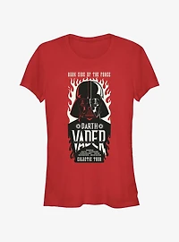 Star Wars Year of the Dark Side Darth Vader Dark Side Force Tour Girls T-Shirt