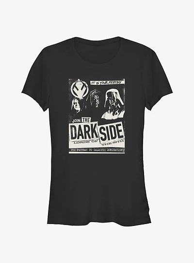 Star Wars Year of the Dark Side Join Our Side Girls T-Shirt