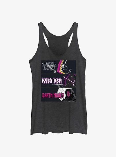 Star Wars Year of the Dark Side Wide Panel Stack Girls Tank