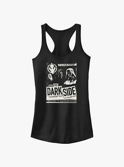 Star Wars Year of the Dark Side Join Our Side Girls Tank