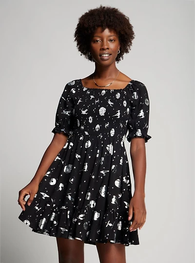 Her Universe Star Wars Rebel Galaxy Smocked Dress — BoxLunch Exclusive
