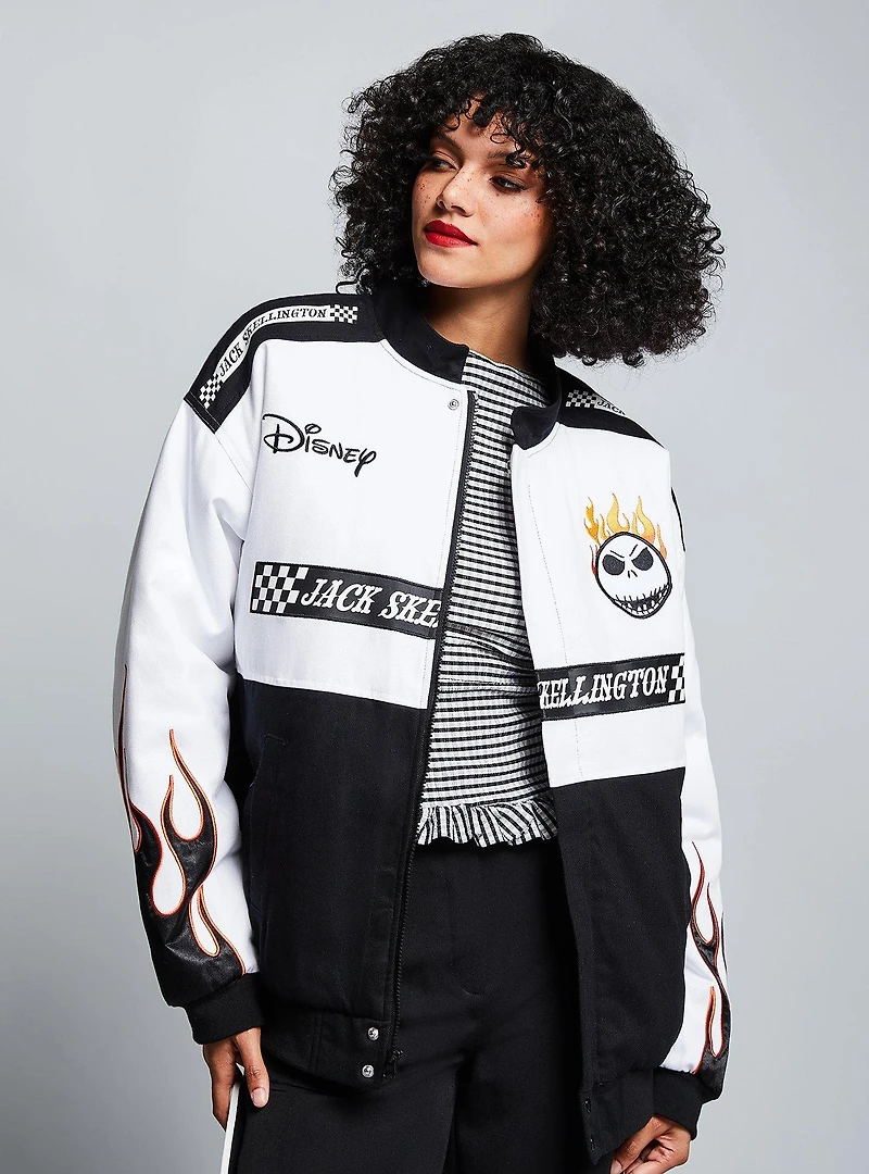Disney The Nightmare Before Christmas Jack Skellington Racing Jacket - BoxLunch Exclusive