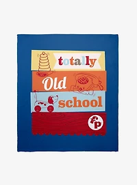 Fisher Price Totally Old School Throw Blanket