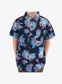 Star Wars R2-D2 Pulled Cords Youth Woven Button-Up