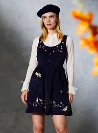 Coraline Embroidered Icons Corduroy Tank Dress - BoxLunch Exclusive