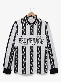 Beetlejuice Sandworm Striped Rugby Shirt - BoxLunch Exclusive
