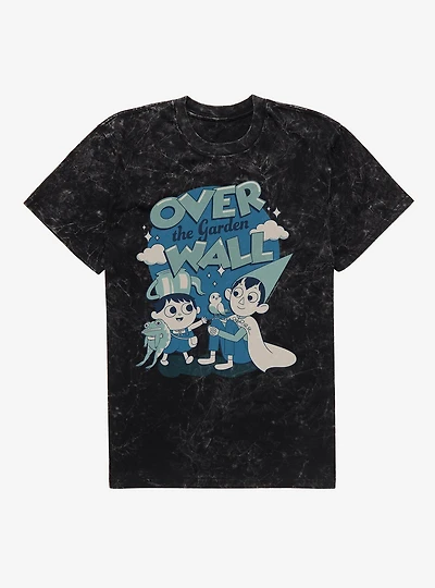 Over The Garden Wall Blue Monochrome Group T-Shirt