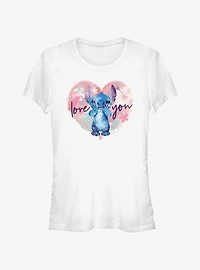 Disney Lilo & Stitch Love You Stitch Girls T-Shirt