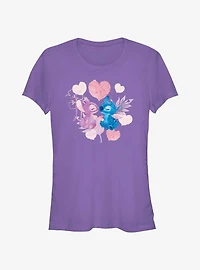 Disney Lilo & Stitch Stitch & Angel Lovers Girls T-Shirt