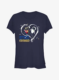Disney Pixar WALL-E Starcrossed Lovers Girls T-Shirt
