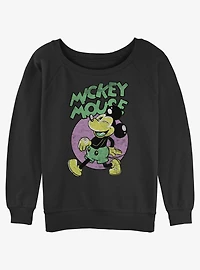 Disney Mickey Mouse Mickey Is Off Girls Slouchy Sweatshirt