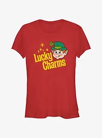 Lucky Charms Logo Retro Girls T-Shirt