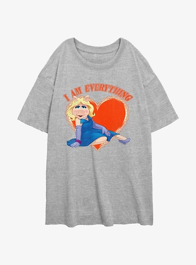 Disney The Muppets Miss Piggy I Am Everything Girls Oversized T-Shirt