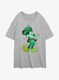 Disney Mickey Mouse Lucky Mickey Girls Oversized T-Shirt