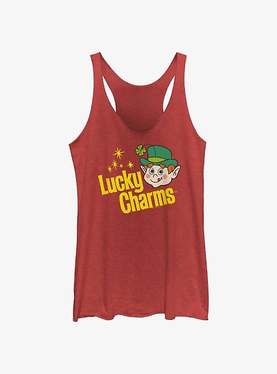 Lucky Charms Logo Retro Girls Tank
