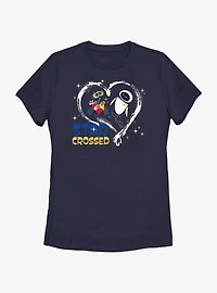 Disney Pixar WALL-E Starcrossed Lovers Womens T-Shirt