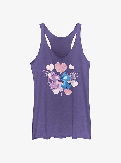 Disney Lilo & Stitch Angel Lovers Womens Tank Top